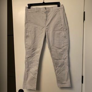 Eddie Bauer light gray pants for the office or hiking trails